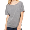 Bella Canvas 8816 Ladies Slouchy T Shirt in the color Grey Triblend
