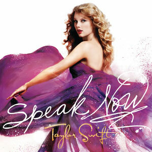 Taylor Swift’s “Speak Now” album cover.