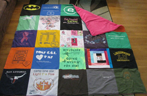 array of different shirts together